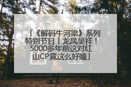 《解码牛河梁》系列特别节目丨龙凤呈祥！5000多年前这对红山CP竟这么好嗑