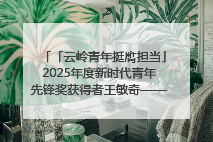「云岭青年挺膺担当」2025年度新时代青年先锋奖获得者王敏奇——澜沧江上好渔人