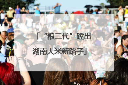 “粮二代”蹚出湖南大米新路子