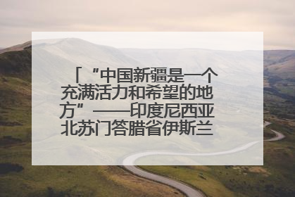“中国新疆是一个充满活力和希望的地方”——印度尼西亚北苏门答腊省伊斯兰教代表团参访新疆