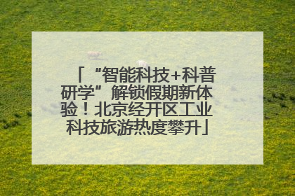 “智能科技+科普研学”解锁假期新体验！北京经开区工业科技旅游热度攀升