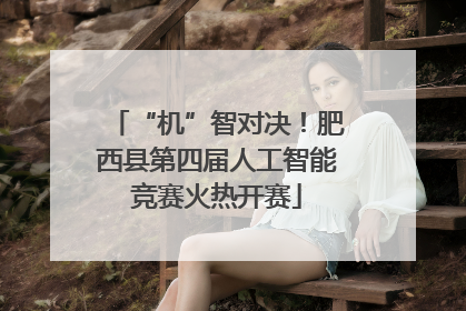 “机”智对决！肥西县第四届人工智能竞赛火热开赛