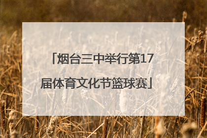 烟台三中举行第17届体育文化节篮球赛