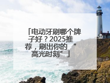 电动牙刷哪个牌子好？2025推荐，刷出你的 “高光时刻”