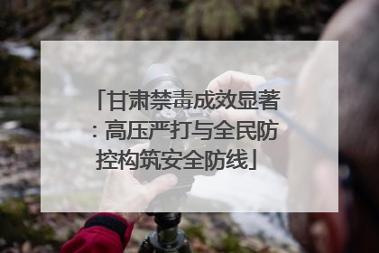 甘肃禁毒成效显著：高压严打与全民防控构筑安全防线