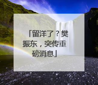 留洋了？樊振东，突传重磅消息