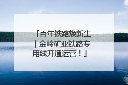 百年铁路焕新生｜金岭矿业铁路专用线开通运营！