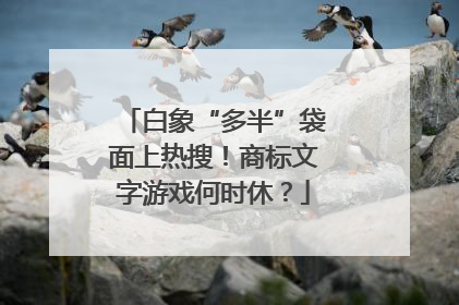 白象“多半”袋面上热搜！商标文字游戏何时休？
