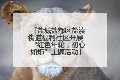 盐城盐都区盐渎街道福利社区开展“红色年轮，初心如炬”主题活动