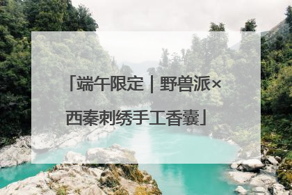端午限定｜野兽派×西秦刺绣手工香囊
