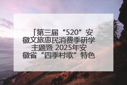 第三届“520”安徽文旅惠民消费季研学主题暨 2025年安徽省“四季村歌”特色展演燃动池州