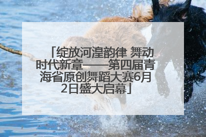 绽放河湟韵律 舞动时代新章——第四届青海省原创舞蹈大赛6月2日盛大启幕