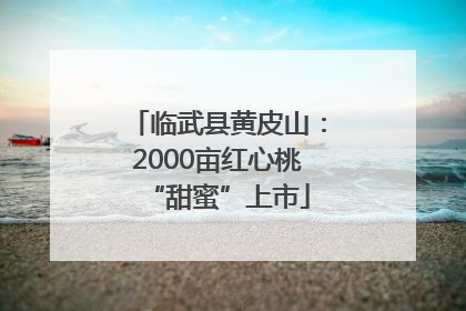 临武县黄皮山：2000亩红心桃“甜蜜”上市
