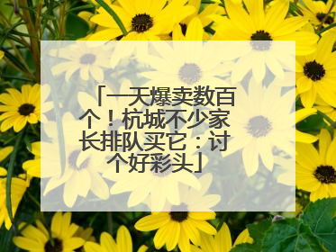 一天爆卖数百个！杭城不少家长排队买它：讨个好彩头