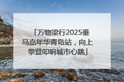 万物梁行2025垂马嘉年华青岛站，向上攀登叩响城市心跳