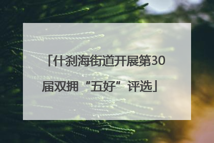 什刹海街道开展第30届双拥“五好”评选