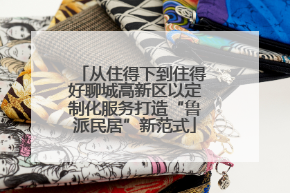 从住得下到住得好聊城高新区以定制化服务打造“鲁派民居”新范式