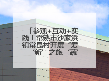 参观+互动+实践！常熟市沙家浜镇常昆村开展“爱‘新’之旅‘蔬’适生活”参观学习活动