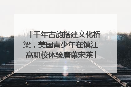 千年古韵搭建文化桥梁，美国青少年在镇江高职校体验唐菓宋茶