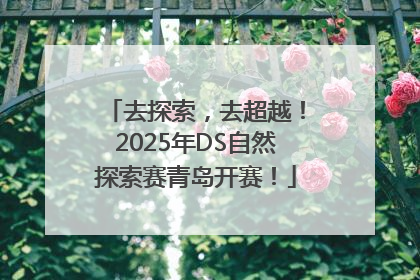 去探索，去超越！2025年DS自然探索赛青岛开赛！