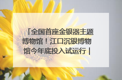 全国首座金银器主题博物馆！江口沉银博物馆今年底投入试运行｜万千气象看四川