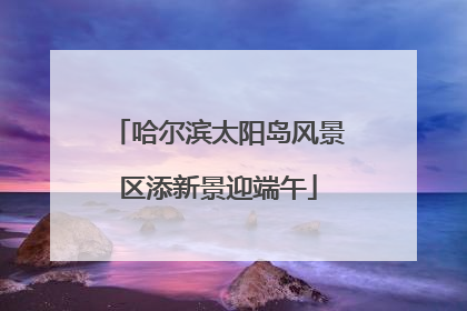 哈尔滨太阳岛风景区添新景迎端午