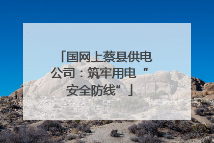 国网上蔡县供电公司：筑牢用电“安全防线”