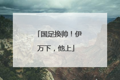 国足换帅！伊万下，他上