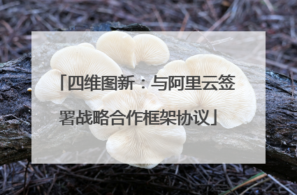 四维图新：与阿里云签署战略合作框架协议