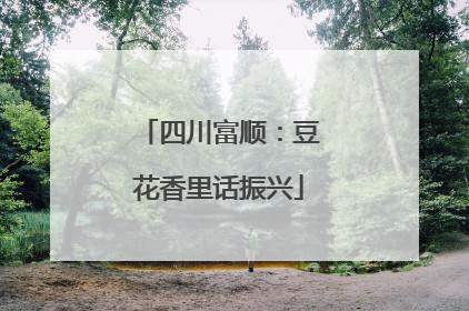 四川富顺：豆花香里话振兴