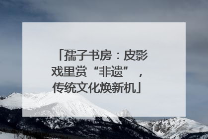 孺子书房：皮影戏里赏“非遗”，传统文化焕新机
