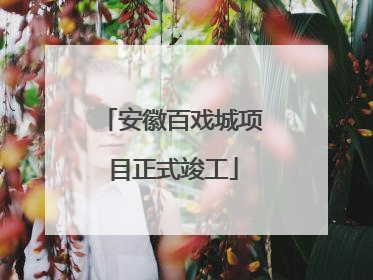 安徽百戏城项目正式竣工