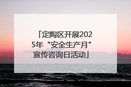 定陶区开展2025年“安全生产月”宣传咨询日活动