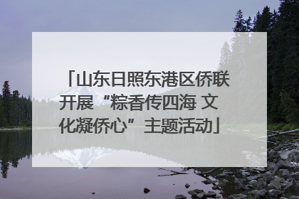 山东日照东港区侨联开展“粽香传四海 文化凝侨心”主题活动