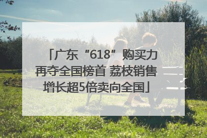 广东“618”购买力再夺全国榜首 荔枝销售增长超5倍卖向全国