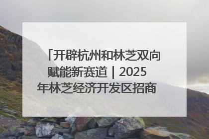开辟杭州和林芝双向赋能新赛道｜2025年林芝经济开发区招商引资（杭州）推介展销活动在杭举办