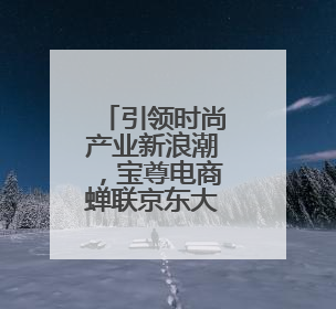 引领时尚产业新浪潮，宝尊电商蝉联京东大时尚最佳服务商
