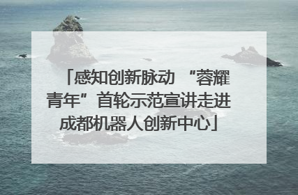 感知创新脉动 “蓉耀青年”首轮示范宣讲走进成都机器人创新中心