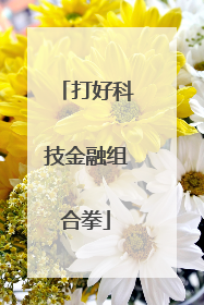 打好科技金融组合拳