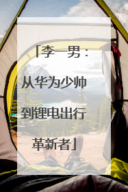 李一男：从华为少帅到锂电出行革新者