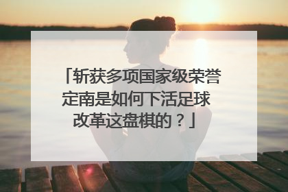 斩获多项国家级荣誉 定南是如何下活足球改革这盘棋的？