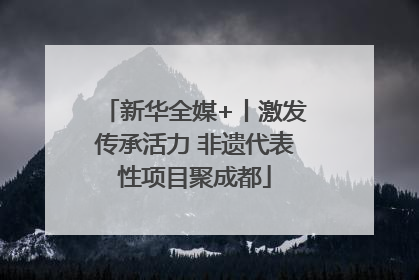新华全媒+丨激发传承活力 非遗代表性项目聚成都