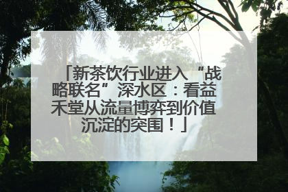 新茶饮行业进入“战略联名”深水区：看益禾堂从流量博弈到价值沉淀的突围！