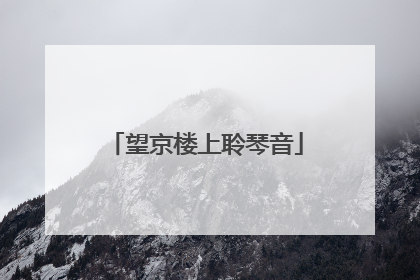 望京楼上聆琴音