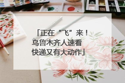 正在“飞”来！乌鲁木齐人速看 快递又有大动作