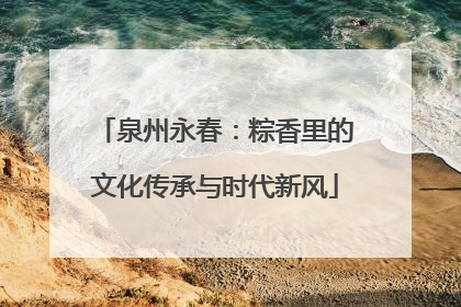 泉州永春：粽香里的文化传承与时代新风