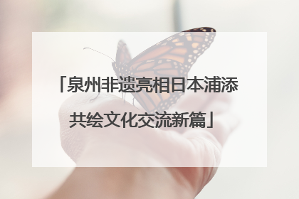 泉州非遗亮相日本浦添 共绘文化交流新篇