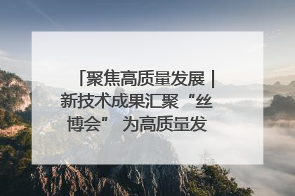 聚焦高质量发展｜新技术成果汇聚“丝博会” 为高质量发展注入新动能