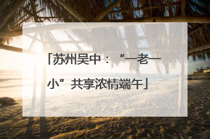 苏州吴中：“一老一小”共享浓情端午
