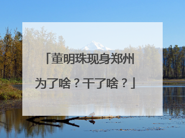 董明珠现身郑州 为了啥？干了啥？